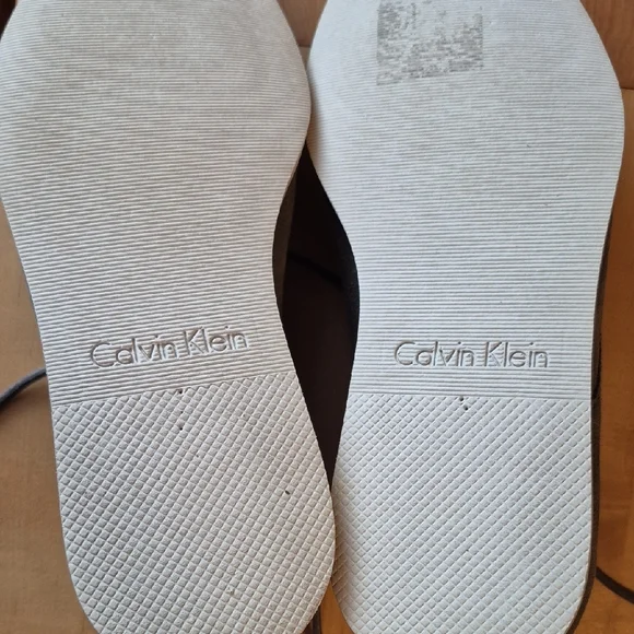 Calvin Klein Men's Suede Lace Up Oxford Shoes in Light Gray Size 7M - Picture 3 of 8